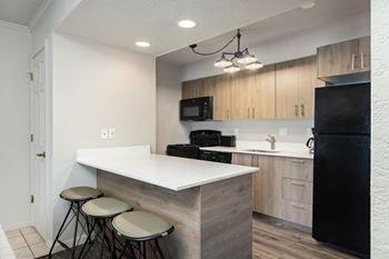 Open concept kitchen